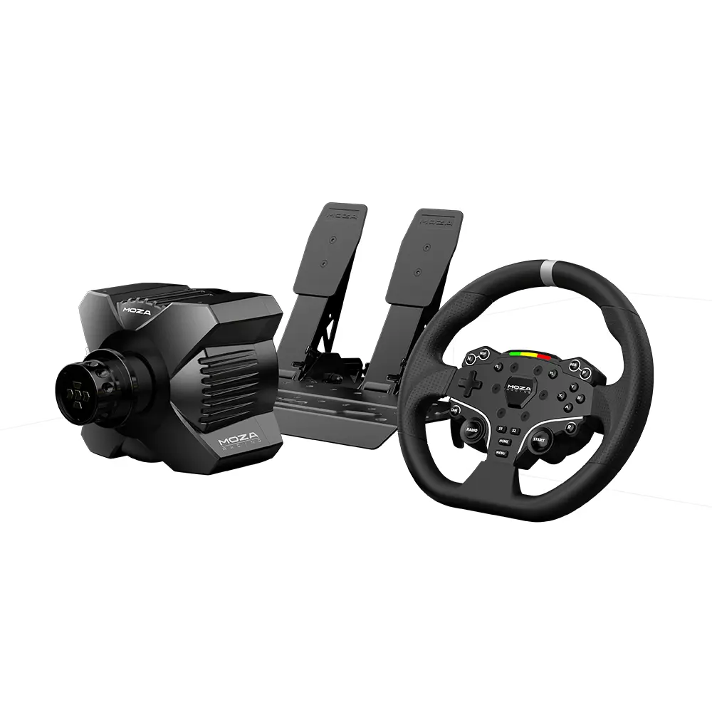 MOZA R3 Racing Wheel and Pedals for PC (Refurbished) - Image 3